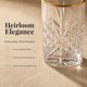 thumbnail image 3 of Godinger Vasos Highball con Borde Dorado, Juego de 4, Cristal Tallado, 3 of 6