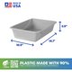 thumbnail image 3 of Petmate Basic Open Plastic Cat Litter Pan, Gray, Small, 3 of 3