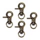 thumbnail image 3 of 4pcs Aleación De Zinc Broche De Garra De Langosta Clips De Gatillo Giratorios Ganchos De Presión Bronce, 3 of 5