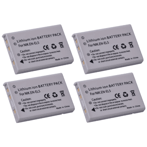 Genérico - 4 Baterías En-El5 Nikon Alternativa