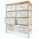 thumbnail image 2 of Comoda 8 Cajoneras Organizador Mueble Moderno De Bambú Natural, 2 of 7