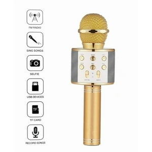 Atlas - Microfono Inalambrico Bluetooth Dorado