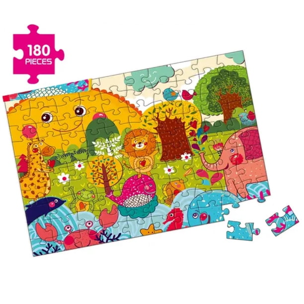 Puzzle Infantil Mundo Animal +3 años 180 piezas