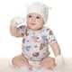thumbnail image 5 of Conjunto de gorro y guantes de invierno para recién nacidos, niñas y niños, 5 of 5