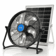 thumbnail image 1 of Feltar Ventilador Solar de 16" – Ventilador Portátil Silencioso Impermeable Recargable de 24000mAh para Exteriores, Acampar, Casa para Mascotas, 1 of 8
