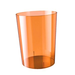 Bothyi - Papelera Minimalista Transparente Para Dormitorio, Baño Y Hogar.