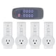 thumbnail image 1 of Toma de corriente eléctrica con control remoto, ahorro de energía, carcasa ABS, toma de corriente inalámbrica inteligente, enchufe estadounidense de 120 V, 1 of 8