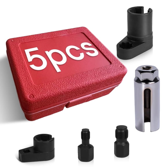 Juego de 5 piezas de copas para sensor de oxígeno y reparador de roscas Nwsuewi