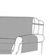 thumbnail image 4 of Sofá de dos plazas reversible Slipcover Barefoot Bungalow Atlantis Jade, 4 of 7