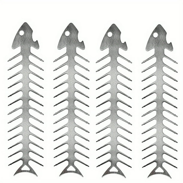 1/2/4pcs BBQ Skewers Stainless Steel Reusable Barbecue Skewers Ideal For Grilling Shish Kabobs Use For Beef Pork Chicken Vegetable And Shrimp Kabobs Aesthetic Room Decor Art Supplies Outdoor Camping P