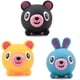 thumbnail image 1 of Paquete de 3 juguetes parlantes de goma para apretar, animales que gritan con la lengua afuera, alivian el estrés y la ansiedad, lindo conejo con forma de oso, regalo para niños y adultos, recuerdo de, 1 of 7