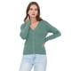 thumbnail image 1 of Cárdigan Mujer Rib Botones Verde Corona, 1 of 5