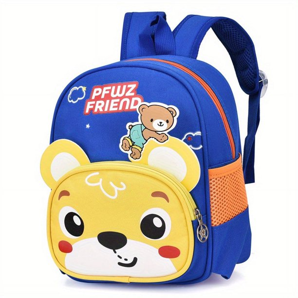 Children's Backpack Cartoon Tiger Rabbit Schoolbag Suitable For Aged 1-6 Kids Schoolbag Lightweight Backpack