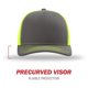 thumbnail image 2 of Gorra de béisbol Richardson 112 Trucker Snapback Split Charcoal, 2 of 6