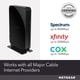 thumbnail image 3 of Módem por cable NETGEAR CM500 DOCSIS 3.0 400 Mbps para todos los proveedores, 3 of 5