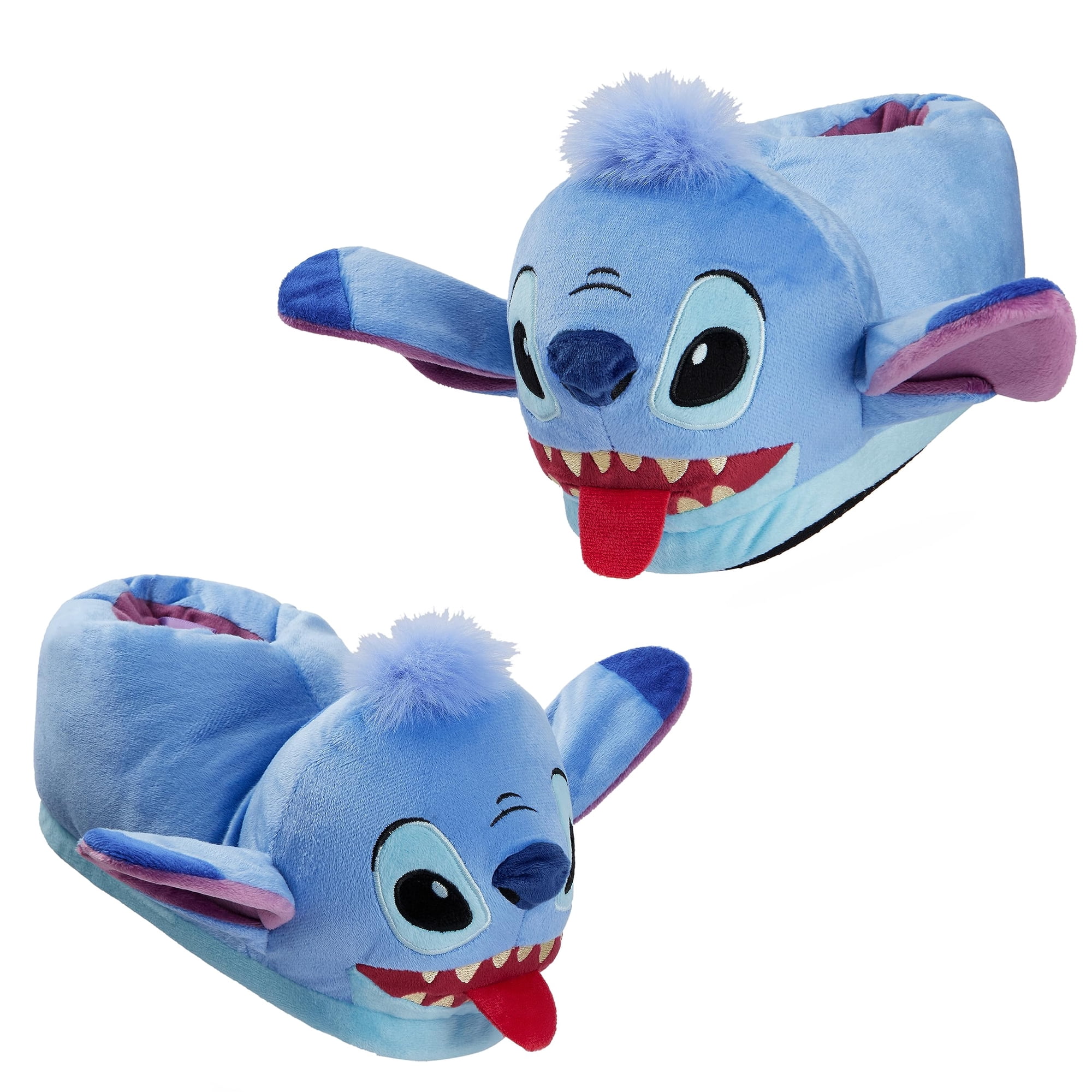 Pantuflas Disney Stitch 3d De Peluche Cómodas Antideslizantes Para Mujer