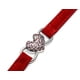 thumbnail image 5 of Collar ajustable para gatos de terciopelo suave rosa con dije de corazón de cristal y cascabeles de 8 a 11 pulgadas (negro y rojo), 5 of 7
