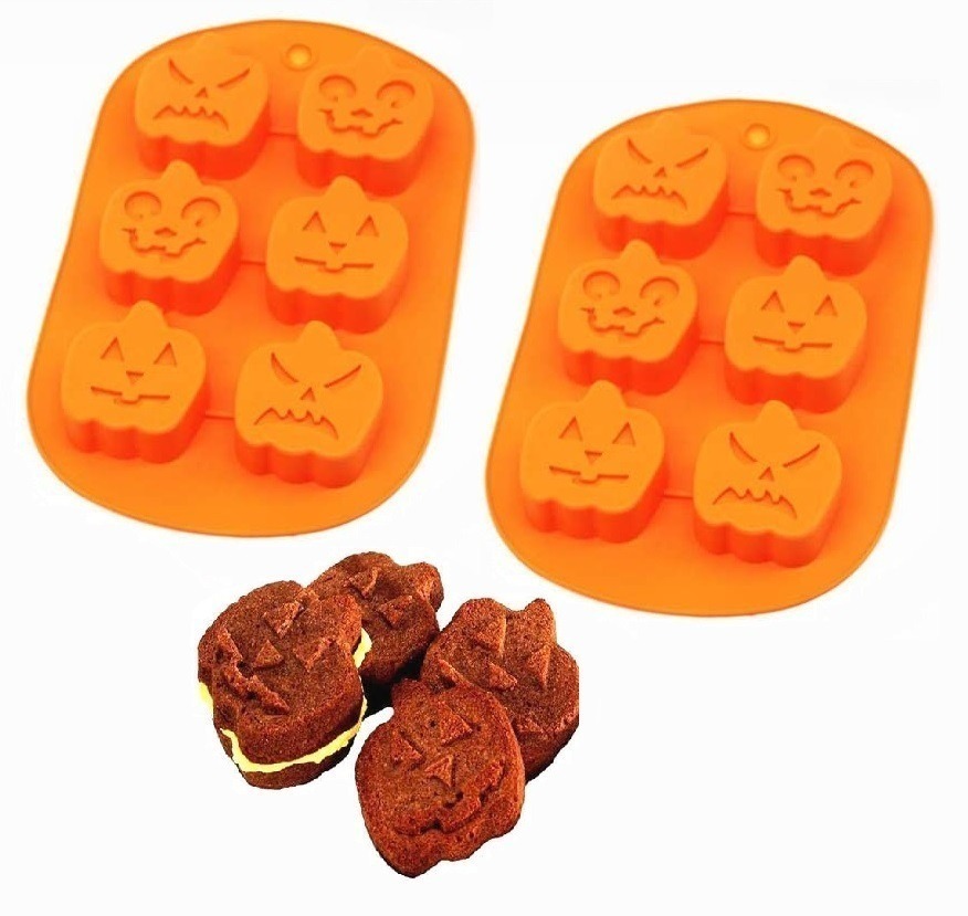 Genérico - X2 Moldes Halloween Moldes Silicona Halloween Molde Calabaza