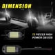 thumbnail image 2 of Nicoko 4Pods Pure White 72 LEDs SMD Chips 72W High Power Rock Light, 2 of 3