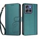 thumbnail image 3 of Funda Cartera Trébol para Motorola Edge 60 Neo con Ranuras Tarjetas y Carga Inalámbrica Verde oscuro, 3 of 6