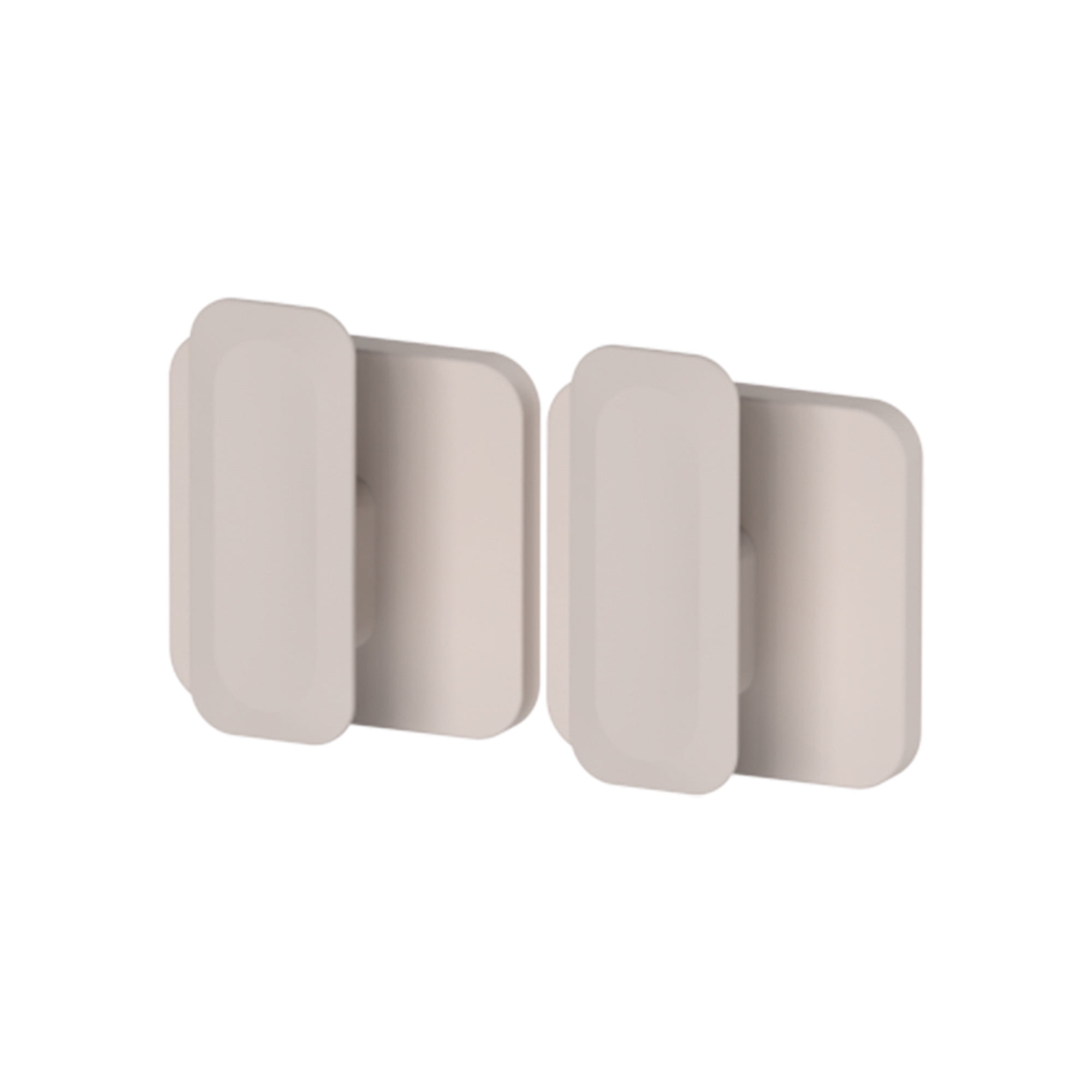 Ou - Conjunto Ganchos De Pared Eleve Beige