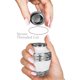 thumbnail image 4 of Urna Trupoint Memorials Pearl Pequeña para Recuerdos Blanca con Plata, 4 of 7