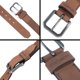 thumbnail image 3 of Cinturón Carhartt de cuero Saddle para hombre, negro, talla 32, 3 of 6