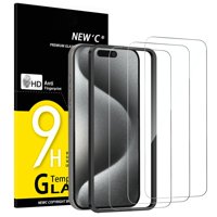Protector De Pantalla New'C Para Iphone 15 Pro (6.1 Pulgadas), Paquete De 3