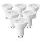 thumbnail image 1 of Bombilla LED Lepro GU10 regulable, 5,5 W, 3000 K, paquete de 6, 1 of 9