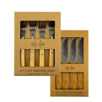 Decoexpress - Set De Cubiertos Para Asado Lyn 8 Pzs