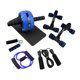 thumbnail image 2 of Rueda De Rodillo Para Abdominales, Conjunto De Equipo De Fitness Para Interiores, Expansor De Pecho Para Entrenamiento De Gimnasio En Casa, Azul, 2 of 5