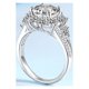 thumbnail image 3 of Moissanite Rings for Women Anillos de Diamante 3Uds Corte Redondo Color D VVS1 Plata Esterlina 925 Moissanita Compromiso Aniversario Promesa Anillos de Boda para Mujer con Certificado, 3 of 9