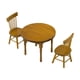 thumbnail image 1 of Accesorios De Decoración De Casa De Muñecas Juego De Modelo De Silla De Mesa De Comedor De Madera Para Bricolaje, 1 of 5