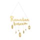 thumbnail image 1 of Ramadán Kareem Eid Mubarak Decoraciones Madera Colgante Luna Estrella Con, 1 of 5