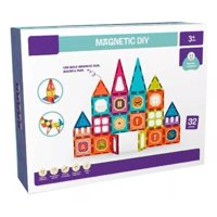 Genérico - Bloques Magneticos Didacticos 32 Pzs