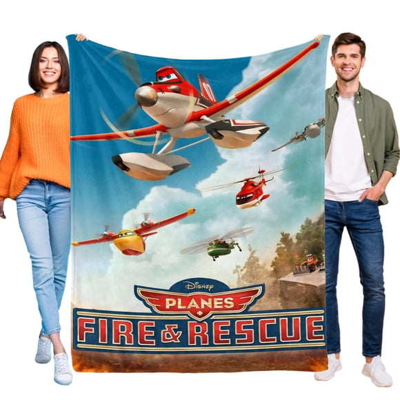 Manta Planes Equipo De Rescate 100 x 150 cm