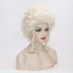 thumbnail image 4 of Peluca victoriana rubia Wiggy Mermaid para disfraz rococó, 4 of 8