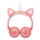 thumbnail image 2 of Auriculares Para Ni?os Con Orejas De Gato Y Unicornio, Diadema LED Intermitente Para Ni?as, Rosa, Rosa, 2 of 5