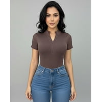 Flix Spa - Body Mujer Ajuste Seguro Y Moldeador Mangas Cortas Cierre Delantero