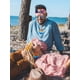 thumbnail image 3 of Set de disfraz Frienda Hippie de los años 60 y 70 con diadema de gafas, 3 of 7