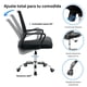 thumbnail image 3 of Silla de Oficina Negra Ergonómica Ajustable Santiago, 3 of 10