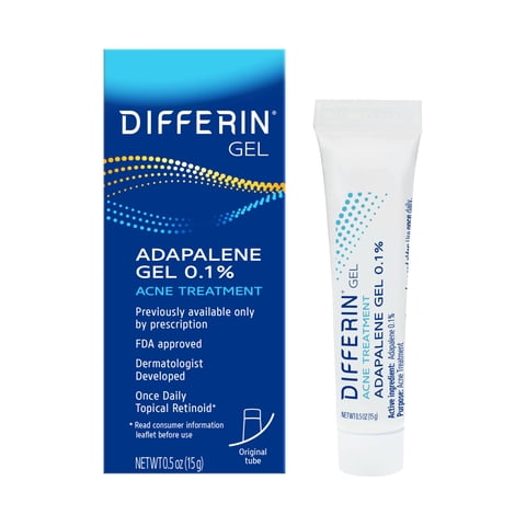 Gel Para Tratamiento Del Acné Differin 0,1% De Adapaleno, 15 G, Suministro Para 30 Días