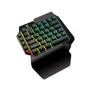 Disparo - Teclado Game Jk-K8 Mini Keyboard Rgb 35 Teclas Ergonomico