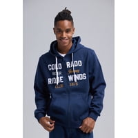 Fashionspark - Polerón Hombre Full Zipper Azul - Lll