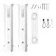 thumbnail image 3 of Soporte Para Ca?a De Pescar De 2 Tubos, Soporte Portátil Resistente Para Ca?a De Pescar Con 2 Estantes Para Remolque, Blanco, 3 of 5