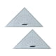 thumbnail image 2 of Regla Triangular, Transportador Profesional Portátil Para Profesores, Artistas, Enseñanza, Regla Isósceles, 2 of 5