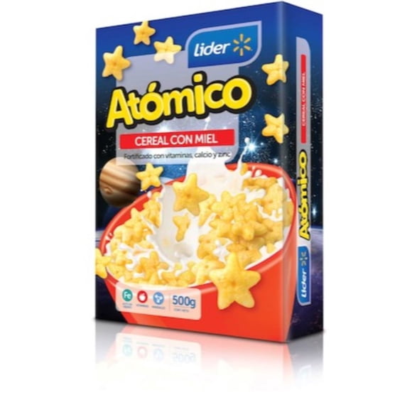 Cereal Con Miel Atómico, 500 g