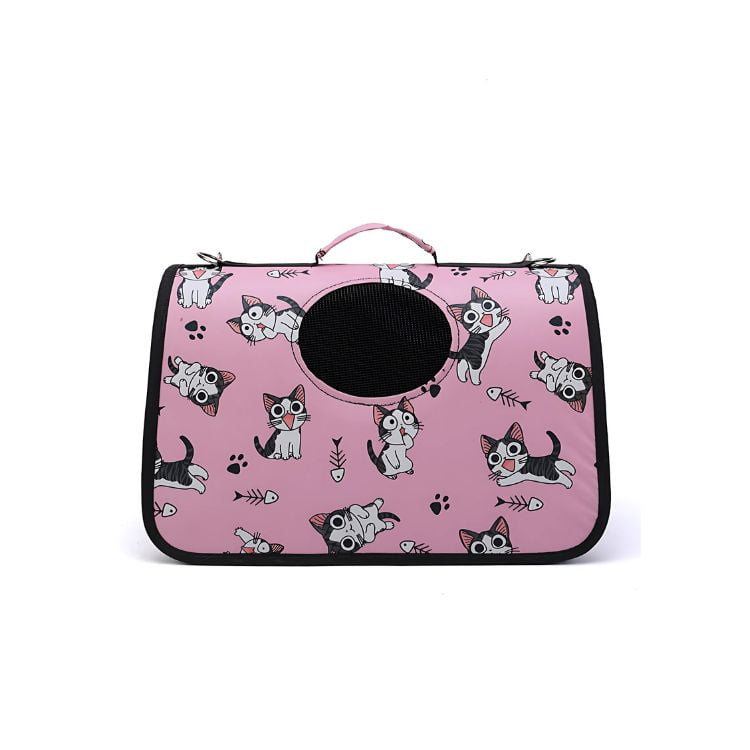 Crusec - Bolso De Traslado Para Gatos O Perros De Raza Pequeña - Rosa