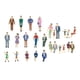 thumbnail image 5 of 50x 1/30 Figuras Pintadas Personas Pasajeros Modelos Para Tren Arquitectónico, 5 of 5