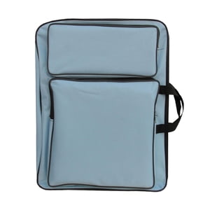 Magideal - Estuche De Cartera De Arte Bolsa De Arte Para Niños Obra De Arte Bolsas De Oxford De Viaje Artistas Mochila Bolsa De Bocetos Para Limpieza De Ollas He Azul Claro